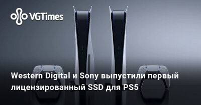 Western Digital и Sony выпустили первый лицензированный SSD для PS5 - vgtimes.ru