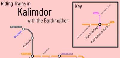 Фанатка изобразила карту метро для Калимдора и Восточных Королевств - noob-club.ru - Штормград