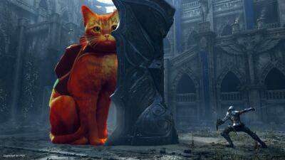 Милый рыжий котик из Stray начал вторгаться в другие игры PlayStation - playground.ru - Лондон