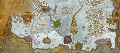 Карты локаций Драконьих островов, подземелий и иных мест из альфа-версии Dragonflight - noob-club.ru
