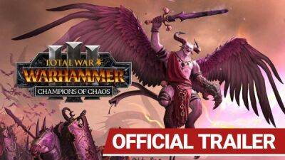 Первый трейлер DLC Champions of Chaos Lords Pack для Total War: Warhammer 3 знакомит нас с Азазелем - playground.ru