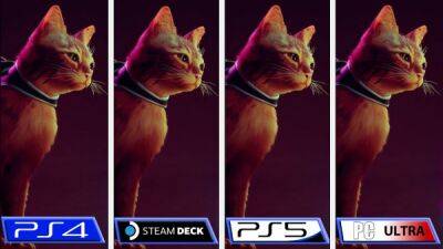 Сравнение графики Stray на ПК, Steam Deck, PS5, PS4 - playground.ru