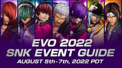 На крупнейшем файтинг-турнире EVO 2022 будет представлен стенд компании SNK - lvgames.info - Сша - Вегас - штат Невада