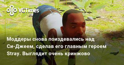 Моддеры снова поиздевались над Си-Джеем, сделав его главным героем Stray. Выглядит очень кринжово - vgtimes.ru