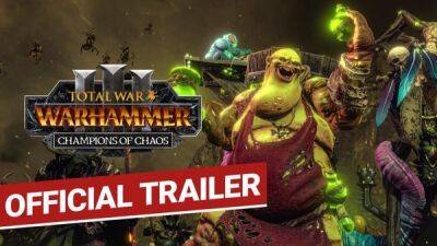 Создатели Total War: Warhammer 3 представили Фестуса Повелителя Пиявок из DLC Champions of Chaos - playground.ru