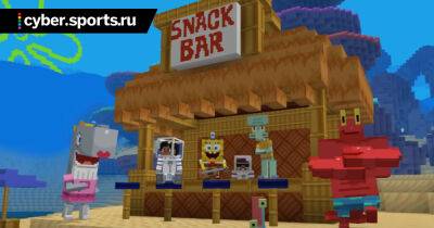 Mojang Studios - В Minecraft вышло DLC по «Губке Бобу» с копией города Бикини Боттом - cyber.sports.ru - Бикини Боттом