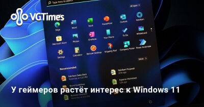 У геймеров растёт интерес к Windows 11 - vgtimes.ru - Microsoft