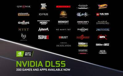 Поддержку NVIDIA DLSS получили уже более 200 игр — AMD FSR работает пока лишь в 110 играх - 3dnews.ru