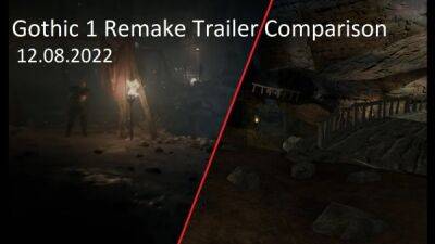 Пользователь сравнил последний трейлер Gothic 1 Remake с оригиналом - playground.ru