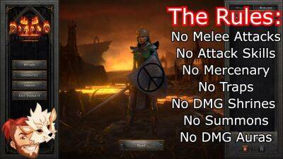Стример прошёл Diablo II: Resurrected на уровне сложности Ад в режиме «Пацифиста» - noob-club.ru