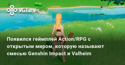 Появился геймплей Action/RPG с открытым миром, которую называют смесью Genshin Impact и Valheim - vgtimes.ru