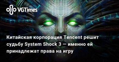 Стивен Кик (Stephen Kick) - Nightdive Studios - Китайская корпорация Tencent решит судьбу System Shock 3 — именно ей принадлежат права на игру - vgtimes.ru - Китай - Россия - Белоруссия