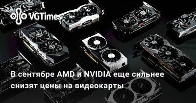 Ева Эльфи - В сентябре AMD и NVIDIA еще сильнее снизят цены на видеокарты - vgtimes.ru