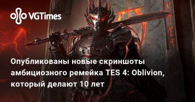 Опубликованы новые скриншоты амбициозного ремейка TES 4: Oblivion, который делают 10 лет - vgtimes.ru