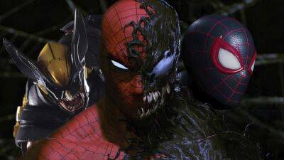 Майлз Моралес - Питер Паркер - Энтузиаст изобразил крутой постер Marvel's Spider-Man 2 с Росомахой и Пауками - playground.ru