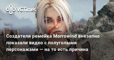 Создатели ремейка Morrowind внезапно показали видео с полуголыми персонажами — на то есть причина - vgtimes.ru - Антарктида