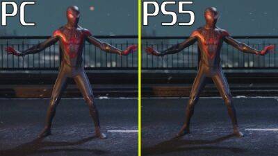 Раннее сравнение графики Marvel's Spider-Man: Miles Morales на ПК и PS5 - playground.ru - Россия