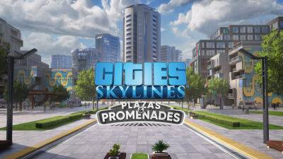 Демонстрация расширения Plazas & Promenades для Cities Skylines - lvgames.info