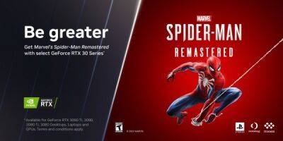 Видеокарты GeForce RTX 3080 и 3090 доступны в комплекте с Marvel's Spider-Man Remastered в рамках акции "Be Greater" - playground.ru