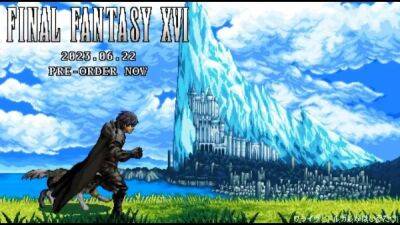 Разработчики Final Fantasy 16 представили потрясающий пиксельный промо-арт - playground.ru