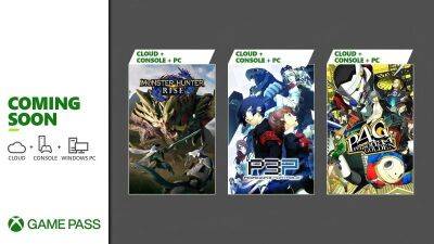 Game Pass у січні: Monster Hunter Rise та дві PersonaФорум PlayStation - ps4.in.ua