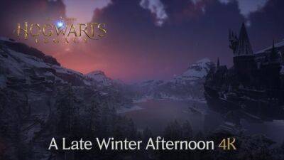 Гарри Поттер - Новое атмосферное видео Hogwarts Legacy демонстрирует великолепные зимние пейзажи - playground.ru