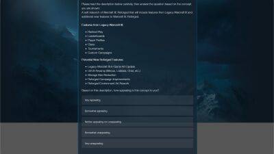 Опитування Blizzard натякає на м'який перезапуск Warcraft III: ReforgedФорум PlayStation - ps4.in.ua