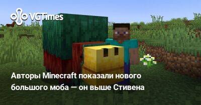 Авторы Minecraft показали нового моба — он будет одним из самых больших в игре - vgtimes.ru