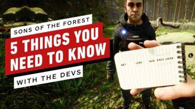 Разработчики Sons Of The Forest рассказали о 5 вещах, которые нужна знать перед релизом - playground.ru