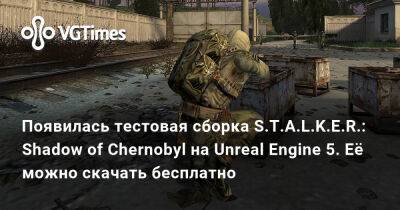 Red Panda - Появилась тестовая сборка S.T.A.L.K.E.R.: Shadow of Chernobyl на Unreal Engine 5. Её можно скачать бесплатно - vgtimes.ru