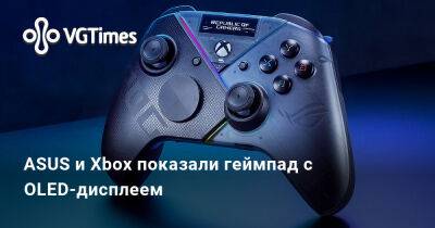 ASUS и Xbox показали геймпад с OLED-дисплеем - vgtimes.ru