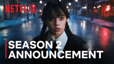 Дженна Ортега - Netflix официально продлила "Уэнсдэй" на второй сезон - playground.ru