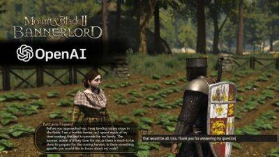 Будущее ролевых игр? Энтузиаст скрестил Mount & Blade 2: Bannerlord с ChatGPT - playground.ru