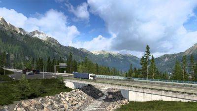 Новые скриншоты переработки Швейцарии для Euro Truck Simulator 2 - Монблан - playground.ru - Франция - Италия - Швейцария
