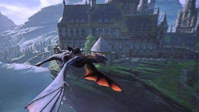 Гарри Поттер - Модификация для Hogwarts Legacy позволила игрокам оседлать дракона: удивительное видео - games.24tv.ua