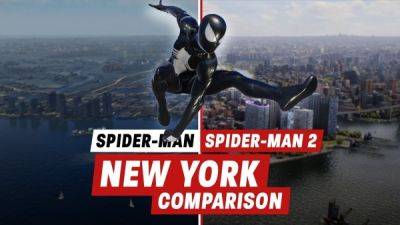 Новый ролик Marvel's Spider-Man 2 посвятили сравнению Нью-Йорка с версией города из первой части - playground.ru - Нью-Йорк - Нью-Йорк