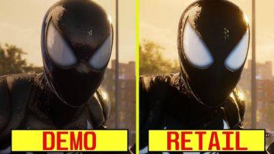 Питер Паркер - Графическое сравнение демоверсии и релизной версии Marvel's Spider-Man 2 - playground.ru