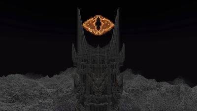 Игрок Minecraft поразил сеть подробной копией башни Саурона из Властелина колец - games.24tv.ua