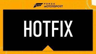 Из Forza Motorsport пропала серьезная ошибка. Патч исправил проблему - gametech.ru