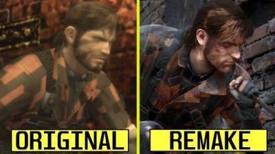 Первое сравнение геймплея ремейка Metal Gear Solid 3 на Unreal Engine 5 и оригинальной игры - playground.ru