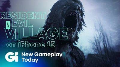 Resident Evil Village на iPhone 15: видео геймплея демонстрирует громоздкое сенсорное управление - playground.ru