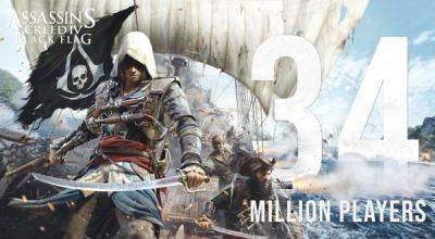 Ubisoft сообщила, что за 10 лет Assassin's Creed 4: Black Flag привлекла 34 миллиона человек - playground.ru