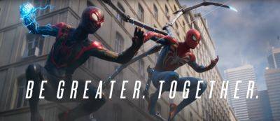 Майлз Моралес - Питер Паркер - Роберт Паттинсон - "Стать великими. Вместе": Вышел новый кинематографичный трейлер Marvel's Spider-Man 2 для PlayStation 5 - gamemag.ru