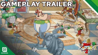 Избиение римлян в геймплейном трейлере мультяшного битемапа Asterix & Obelix: Slap them All! 2 - playground.ru
