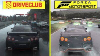 Новую Forza Motorsport сравнили с Driveclub. Чемпион по дождливой погоде пока только один - playground.ru