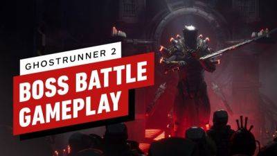 Создатели Ghostrunner 2 показали первую битву с боссом - playground.ru - Россия