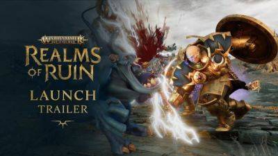 Стратегия в реальном времени Warhammer Age of Sigmar: Realms of Ruin вышла на ПК и консолях - playground.ru