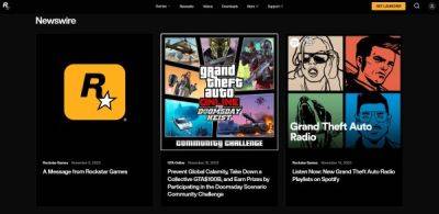 Rockstar Games обновила свой сайт в преддверии показа первого трейлера GTA 6 - playground.ru