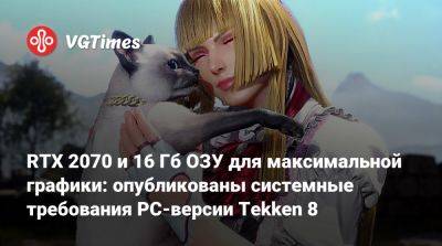 RTX 2070 и 16 Гб ОЗУ для максимальной графики: опубликованы системные требования PC-версии Tekken 8 - vgtimes.ru