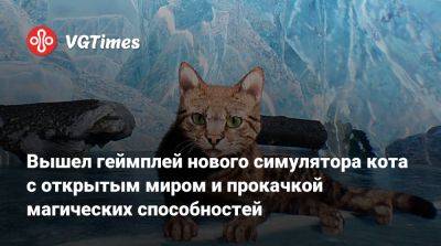 Вышел геймплей нового симулятора кота с открытым миром и прокачкой магических способностей - vgtimes.ru